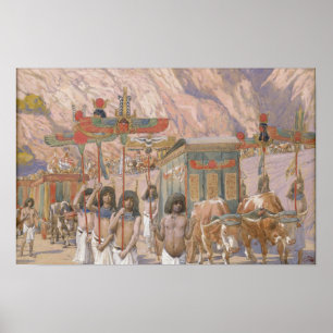 Tissot - Jacob's Body Is Taken To Egypt 1896 Poster