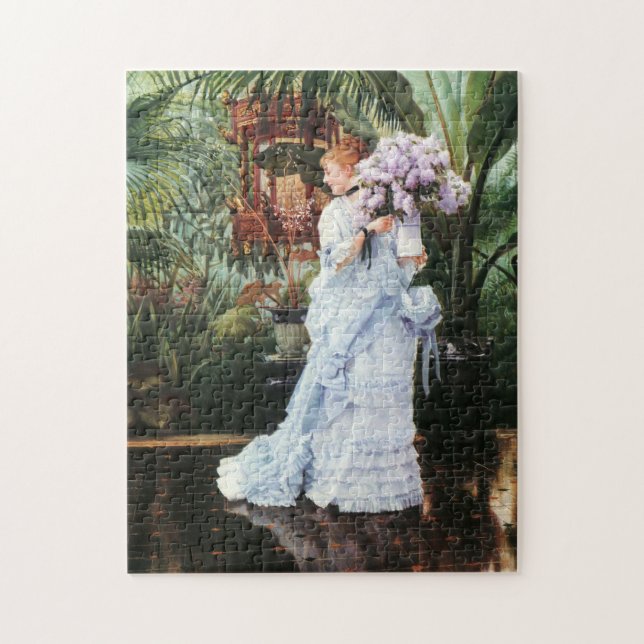 Tissot: Lilacs Jigsaw Puzzle (Vertical)