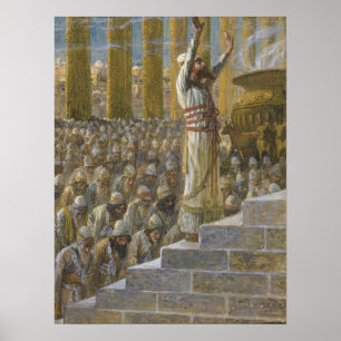 Tissot - Solomon Dedicates The Temple At Jerusale… Poster