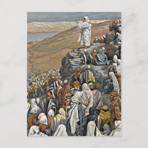 Tissot - The Sermon on the Mount Postcard