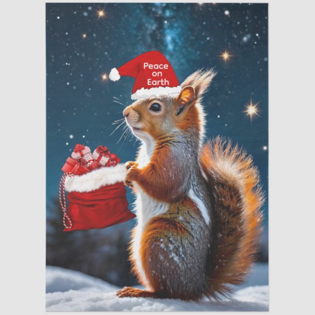 Tissue/Craft/Decoupage Christmas Paper (Front)