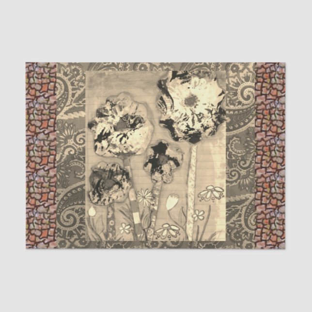 Tissue Flowers 2 Tissue Paper (Front)