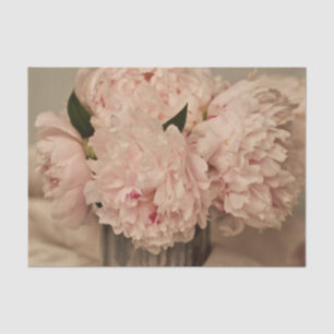 Tissue Paper 10 lb Pink Peony Arrangement