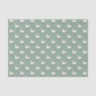 Tissue Paper (25cm x 38cm) - Cute Ducks Pattern