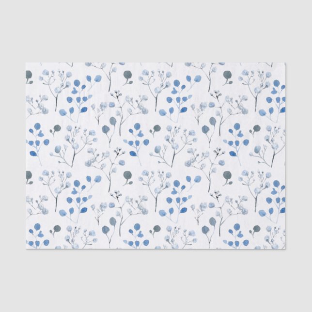 Tissue Paper (25cm x 38cm) - Winter Pattern (Front)
