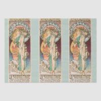 TISSUE PAPER : ALPHONS MUCHA : LA SAMARITAINE