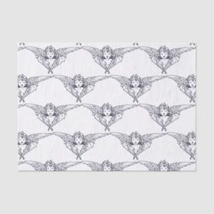 Tissue Paper ANGELS IN BLUE AND WHITE