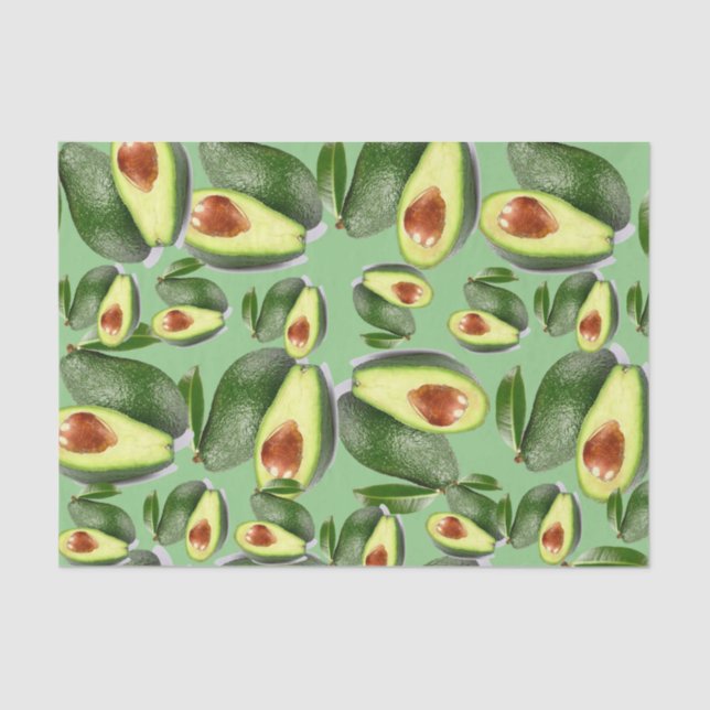 Tissue Paper Avocados (Front)