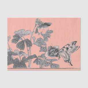 Tissue Paper BUTTERFLY JAPANESE PRINT