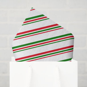 Tissue Paper-Candy Cane Striped Tissue Paper