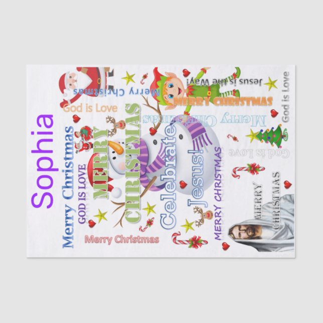 Tissue Paper Christmas (Front)