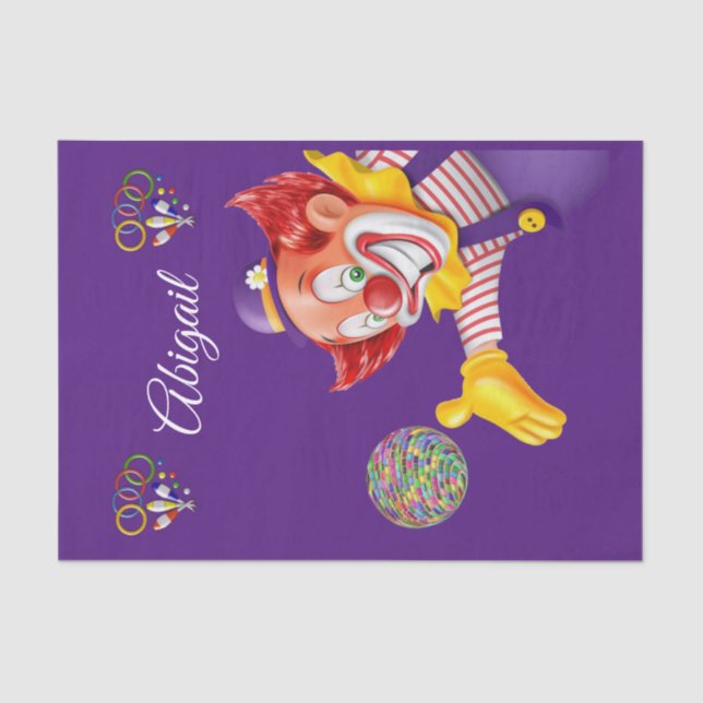 Tissue Paper Clown (Front)