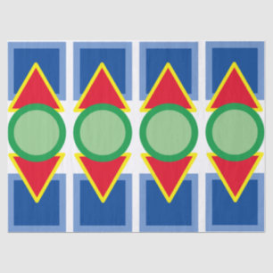 Tissue Paper - Colourful Geometric Shapes