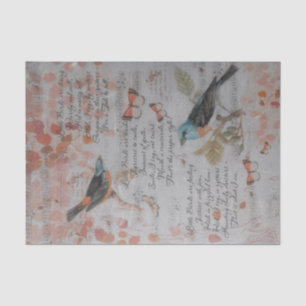 Tissue Paper Decoupage - Sing a Song