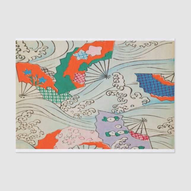 Tissue Paper for Crafting - Antique Japanese Style (Front)