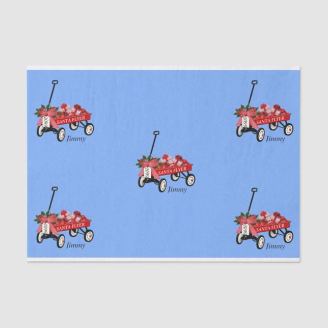 Tissue Paper for Matching "Toy Wagon" Paper Set (Front)