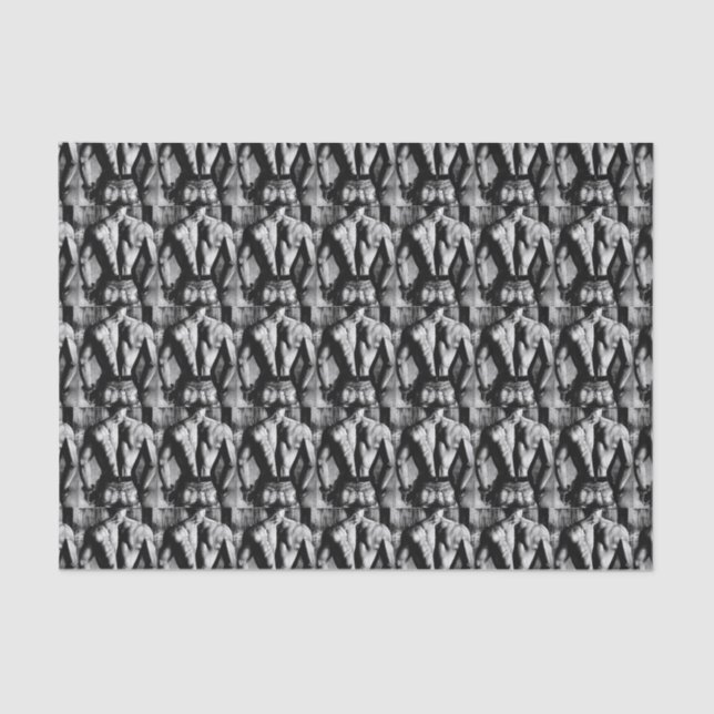 Tissue Paper For Men-Body Builder Tight Jeans Art (Front)