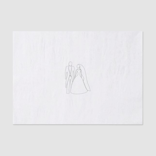 Tissue Paper for Wedding or Shower (Front)