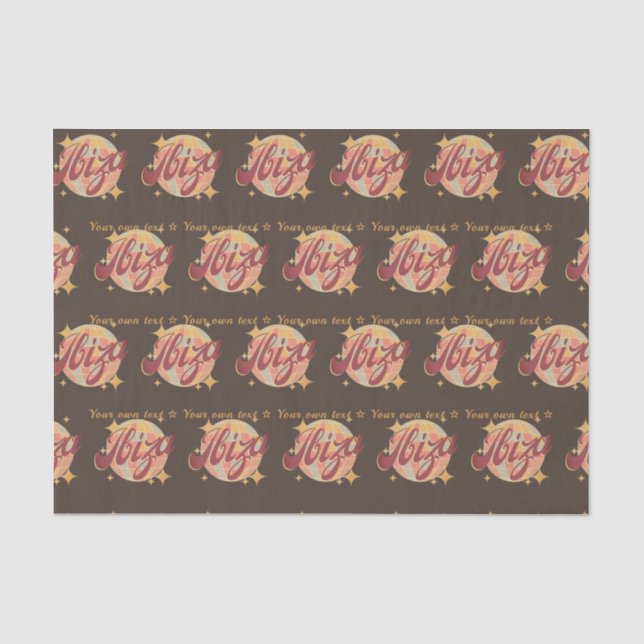 Tissue Paper gift wrapping ibiza eivissa spain (Front)