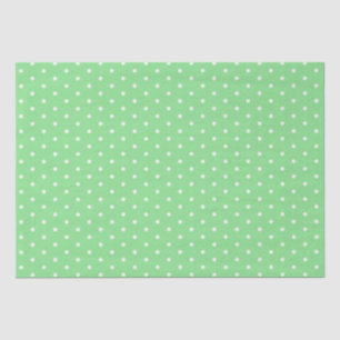 Tissue Paper/Green Polka Dots Tissue Paper