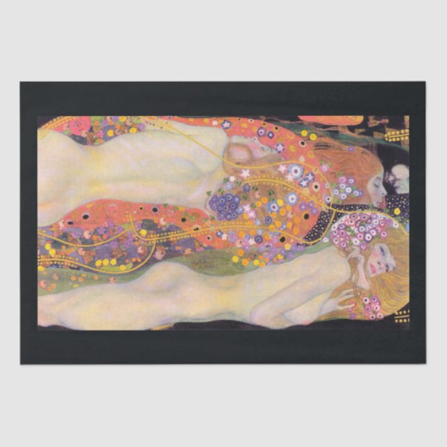 TISSUE PAPER : GUSTAV KLIMT : WATER SERPENTS II (Front)