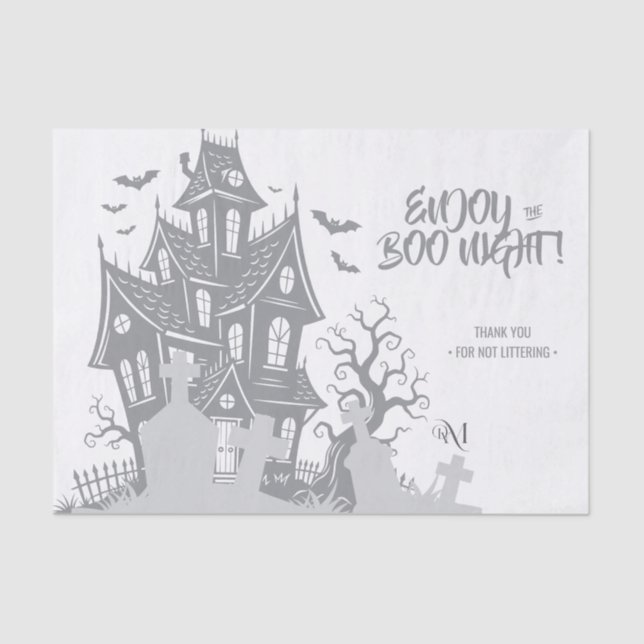 Tissue Paper : HALLOWEEN Home (Front)