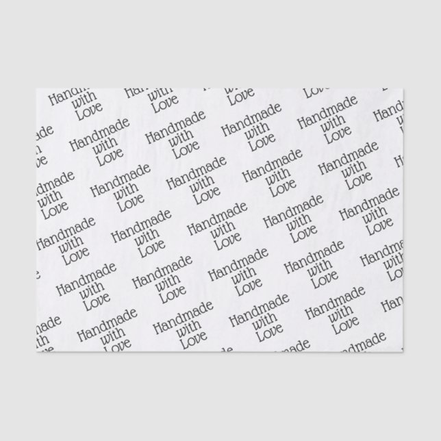 Tissue Paper - Handmade With Love (Front)