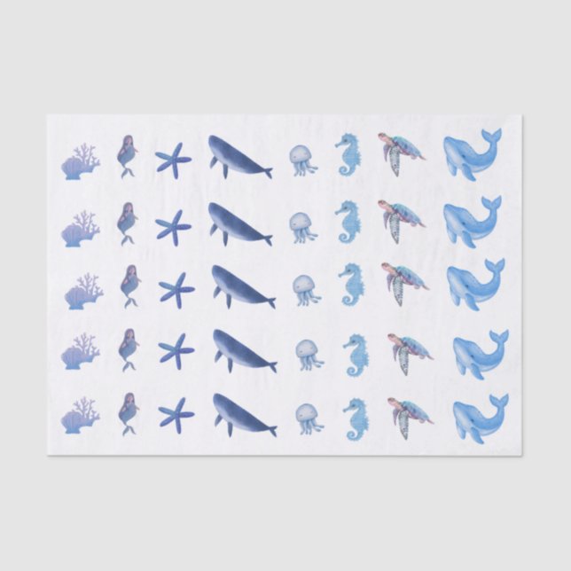 Tissue Paper - hos mermaid of the sea (Front)