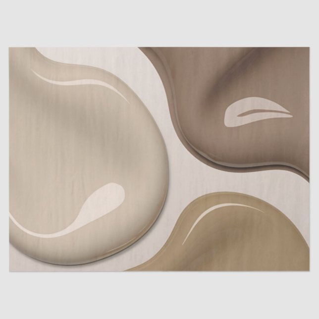 Tissue paper in stylish abstract graphic (Front)