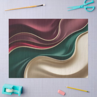 Tissue paper in stylish abstract graphic