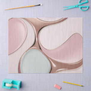 Tissue paper in stylish abstract graphic