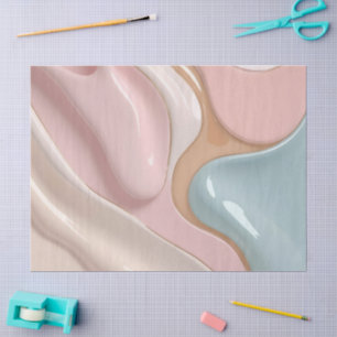 Tissue paper in stylish abstract graphic