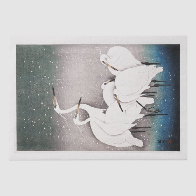 TISSUE PAPER : JAPANESE WOODBLOCK : OHARA KOSON (Front)