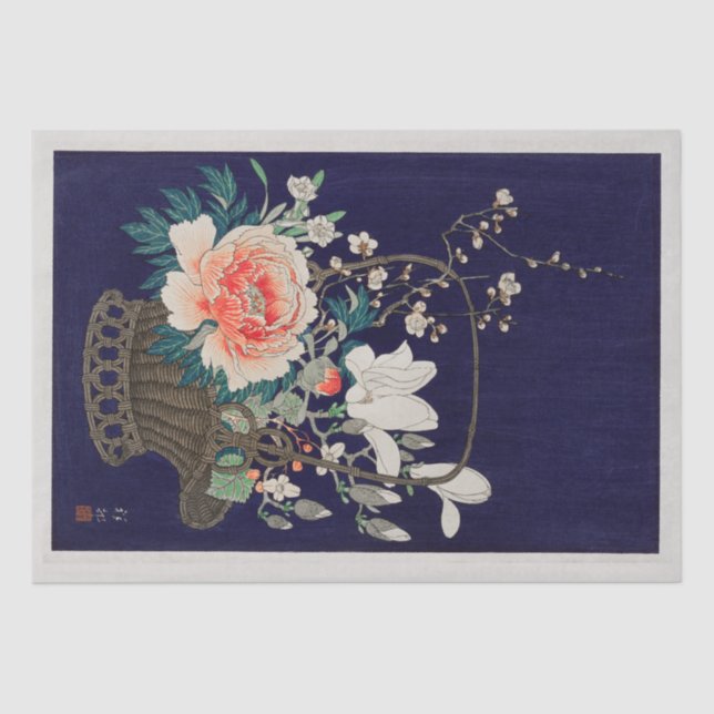TISSUE PAPER : JAPANESE WOODBLOCK : OHARA KOSON (Front)