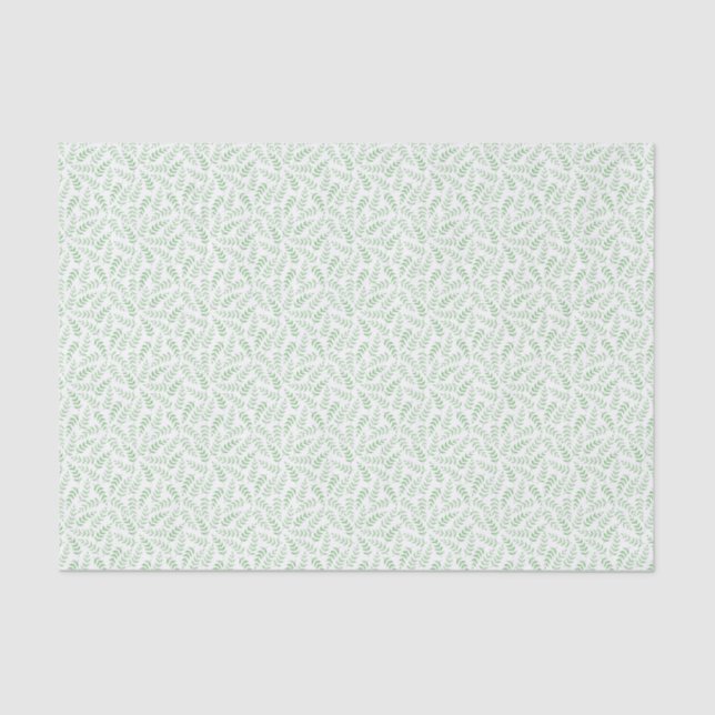 Tissue paper - Leaves - green (Front)