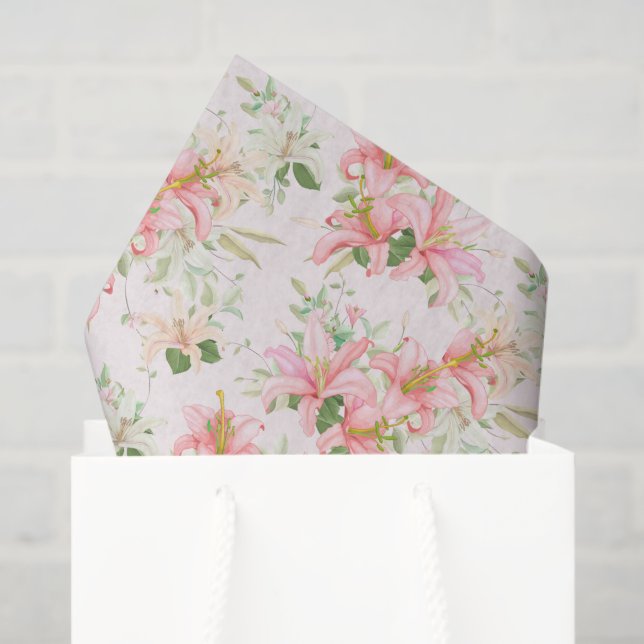 Tissue Paper-Lily Tissue Paper (Gift Bag)
