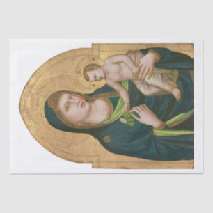 TISSUE PAPER : MADONNA & CHILD : GIOTTO : 1337