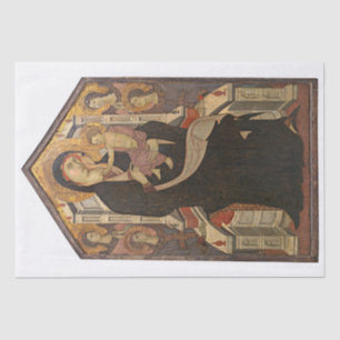 TISSUE PAPER : MADONNA & CHILD WITH FOUR ANGELS