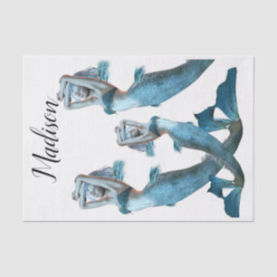 Tissue Paper Mermaids