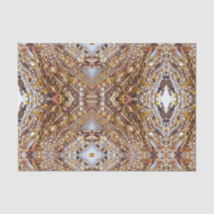 Tissue Paper- Natural Earth Tones Beads Print Paper