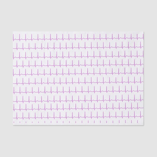 Tissue paper - Normal Sinus Rhythm (EKG) (Front)