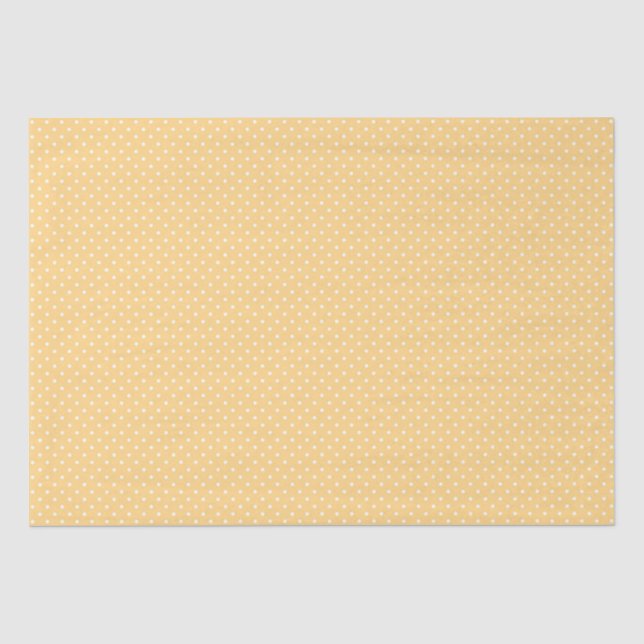 Tissue Paper/Peach Polka Dots Paper (Front)