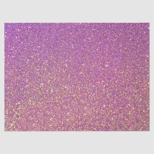 Tissue Paper/Pink Glitter Paper (Front)