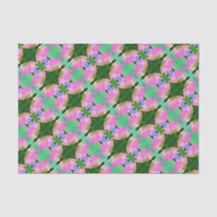 Tissue Paper Pink Lotus Abstract