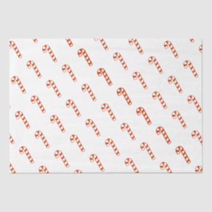Tissue Paper - Red Striped Candy Canes