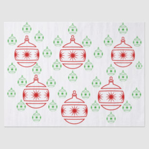 Tissue Paper - Round Tree Ornaments