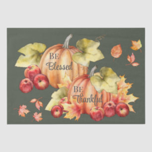 Tissue Paper Set 2 Green Thankful; Blessed