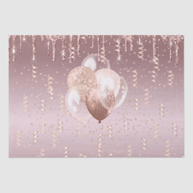 Tissue Paper Set of 2 A Rose Gold Celebration  (Front)