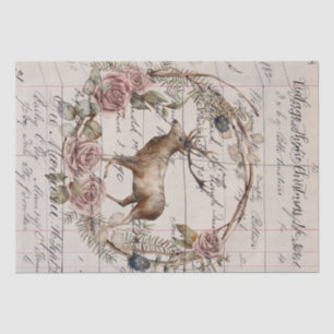 Tissue Paper Set of 2 Vintage Theme Christmas 04