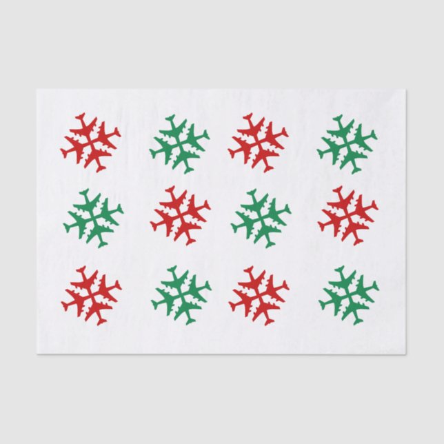 Tissue paper snow planes (Front)